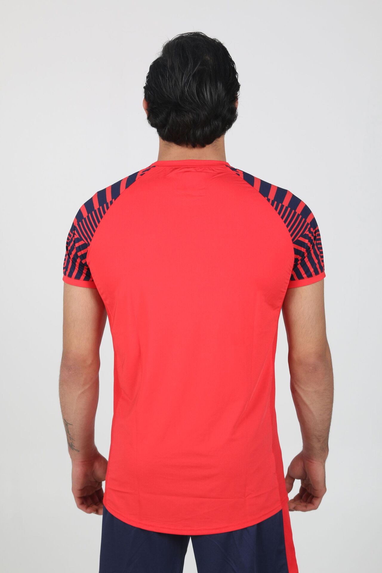 Derby Tişört Kırmızı Lacivert