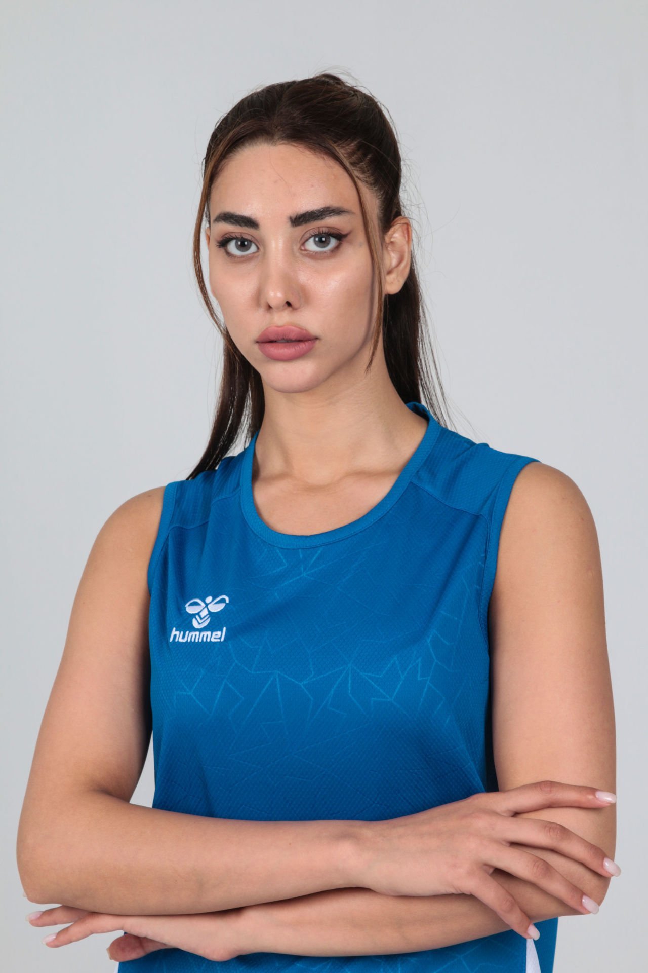 Dream Sıfır Kol Tişört Saks Mavi