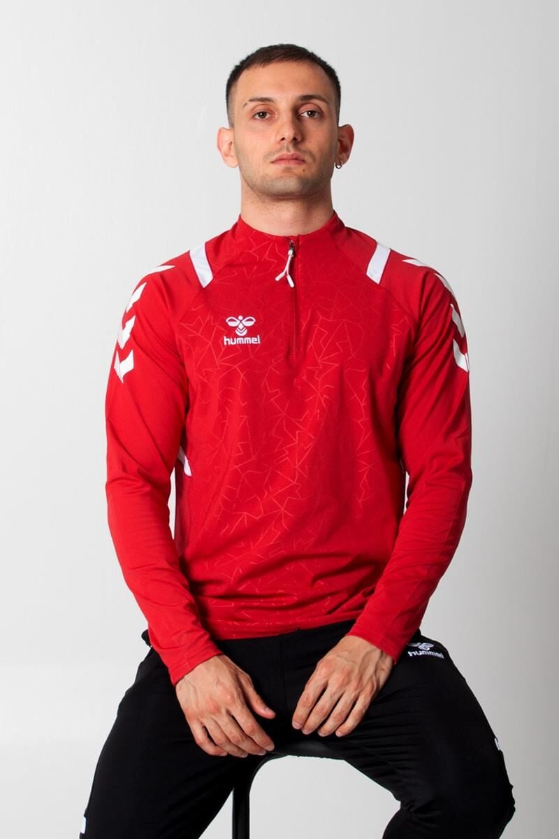 Hummel Dream Antrenman Eşofman Üstü Koyu Kırmızı