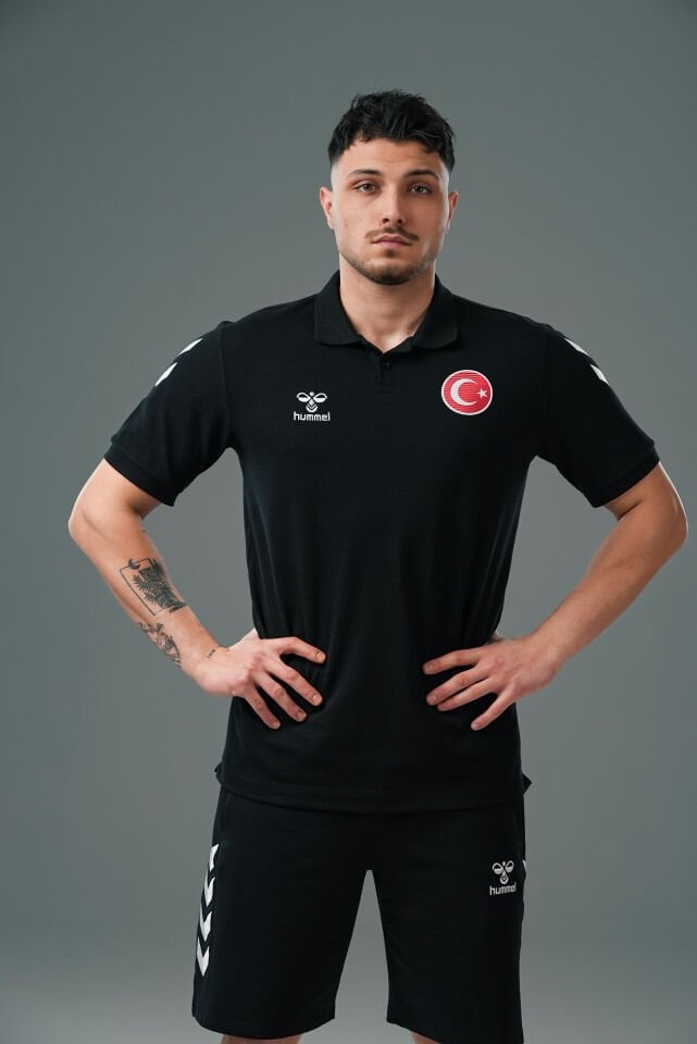 Armin Milli Takım Pamuklu Kamp Tişört Siyah
