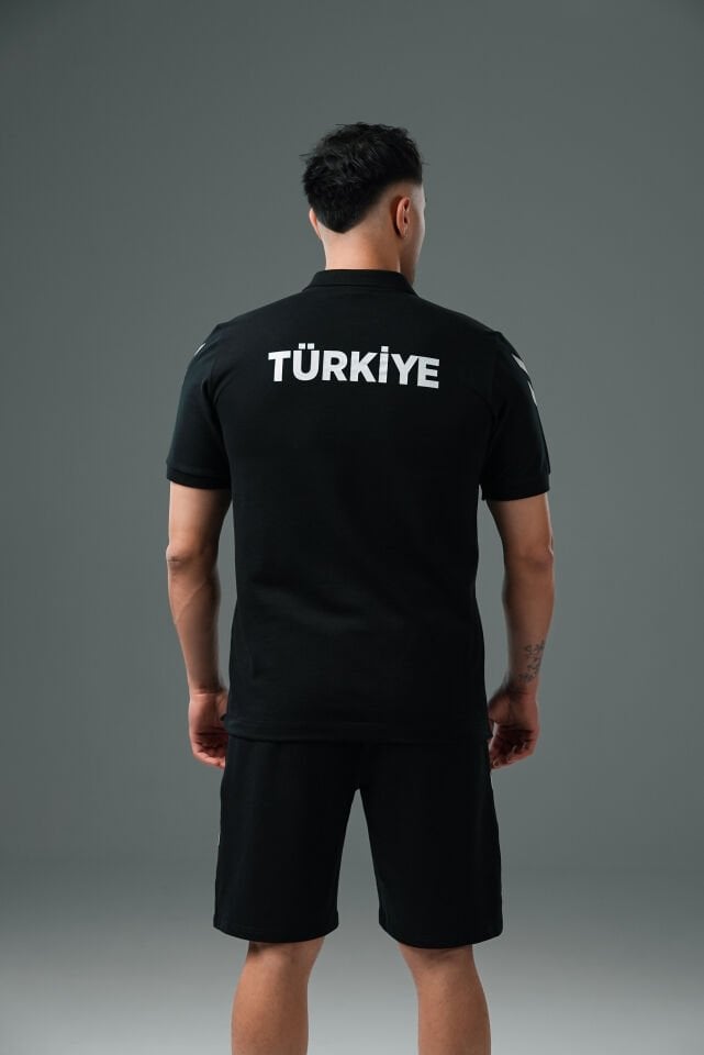 Armin Milli Takım Pamuklu Kamp Tişört Siyah