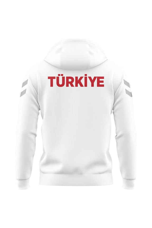 Armin Milli Takım Pamuklu Eşofman Üstü Beyaz