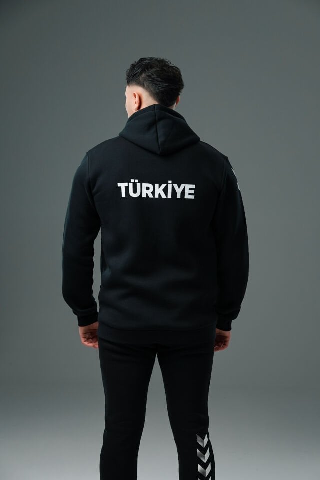 Armin Milli Takım Pamuklu Eşofman Üstü  Siyah