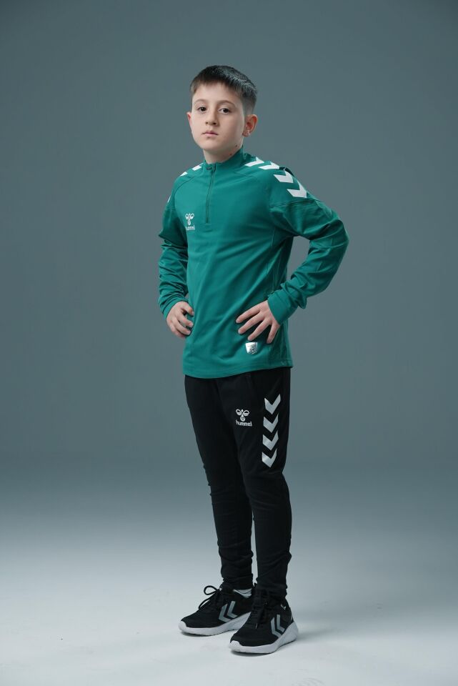 Hummel Line Antrenman Eşofman Üstü Yeşil Jr