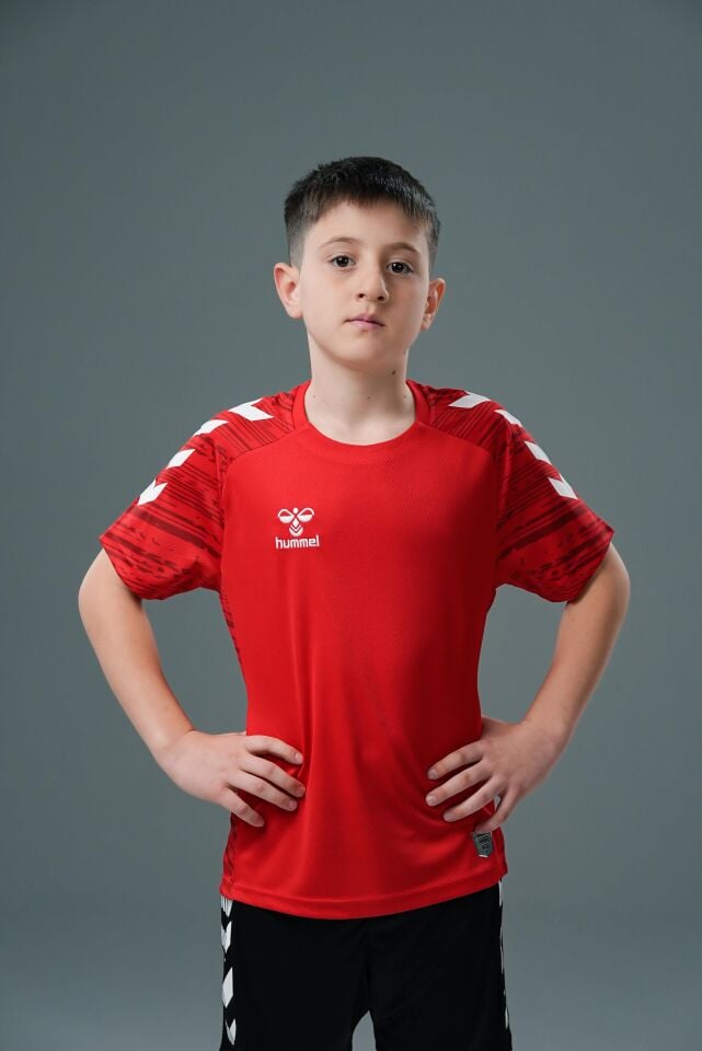 Hummel Line Antrenman Tişört Kırmızı
