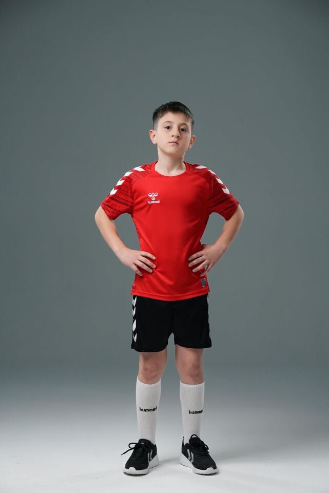 Hummel Line Antrenman Tişört Kırmızı