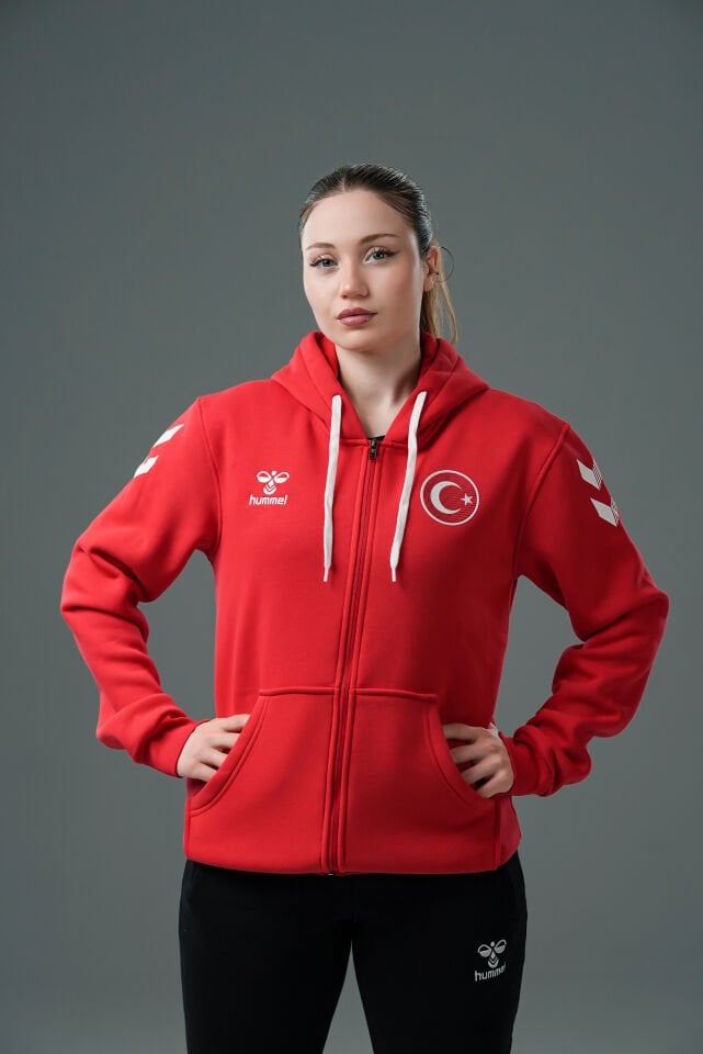 Armin Milli Takım Pamuklu Eşofman Üstü Kırmızı