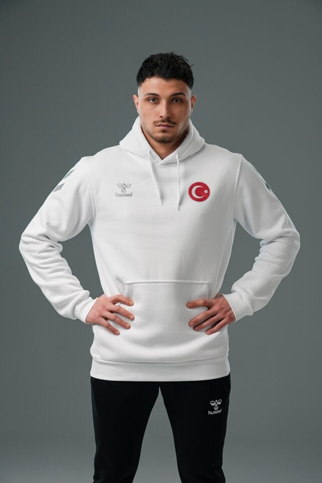 Armin Milli Takım Pamuklu Hoodie Beyaz
