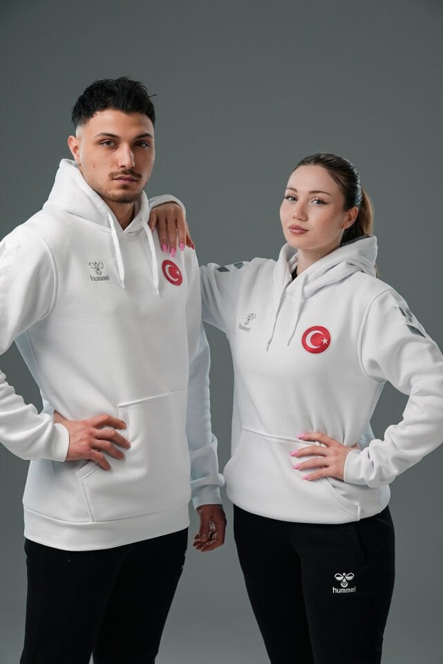 Armin Milli Takım Pamuklu Hoodie Beyaz