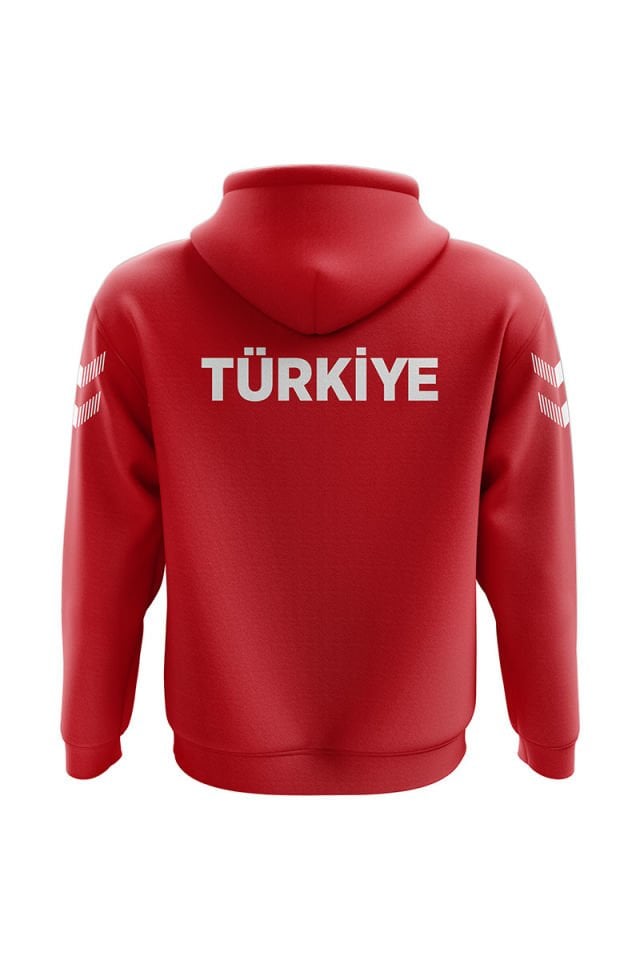 Armin Milli Takım Pamuklu Hoodie Kırmızı
