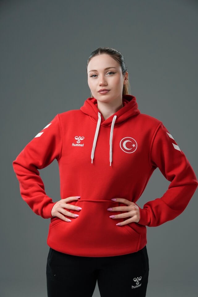 Armin Milli Takım Pamuklu Hoodie Kırmızı