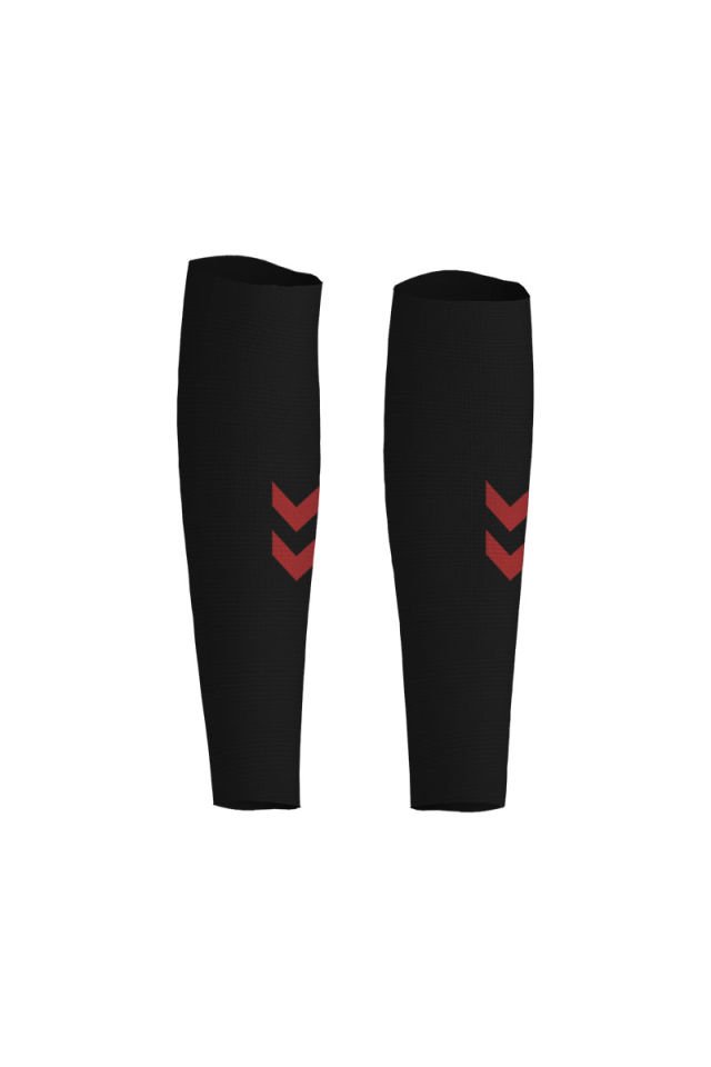 Matera Kesik Futbol Çorabı Siyah - Kırmızı