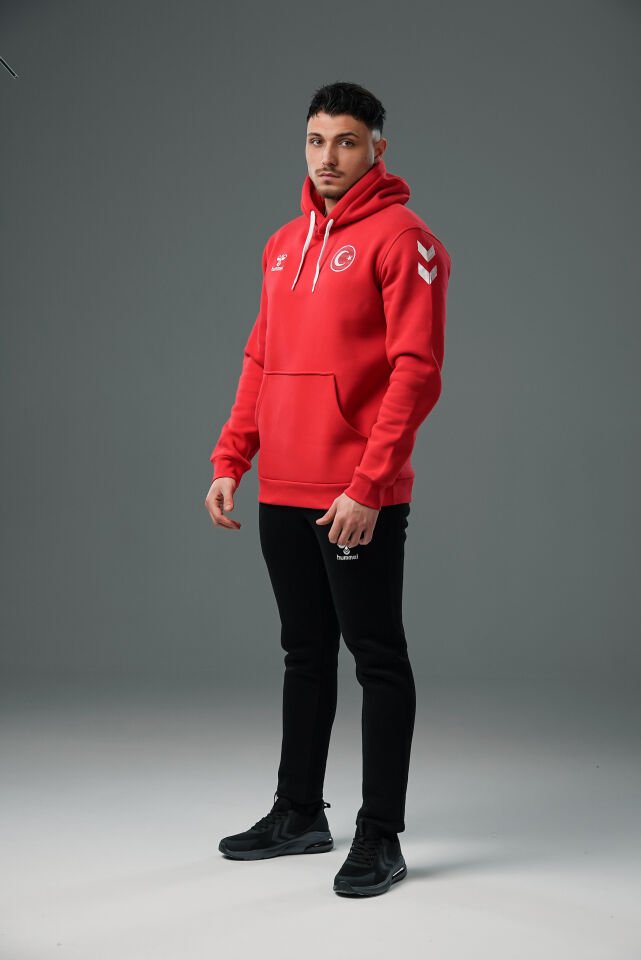 Armin Milli Takım Pamuklu Hoodie Kırmızı