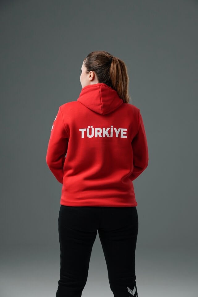 Armin Milli Takım Pamuklu Hoodie Kırmızı