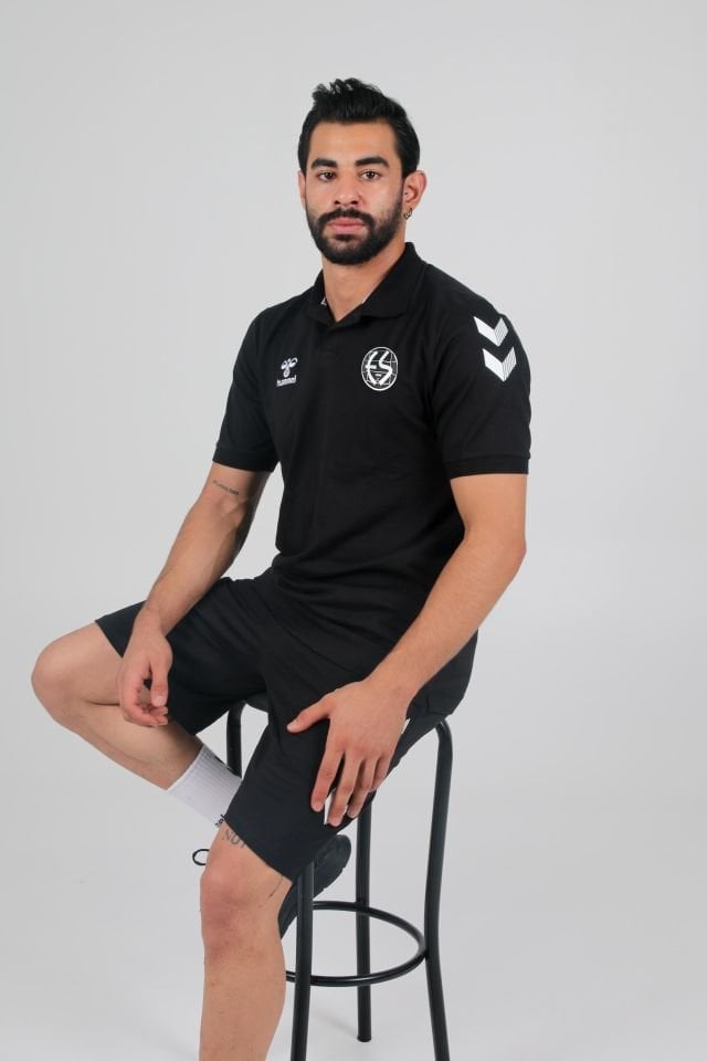 Armin Pamuklu Polo Yaka Tişört Siyah Es Es