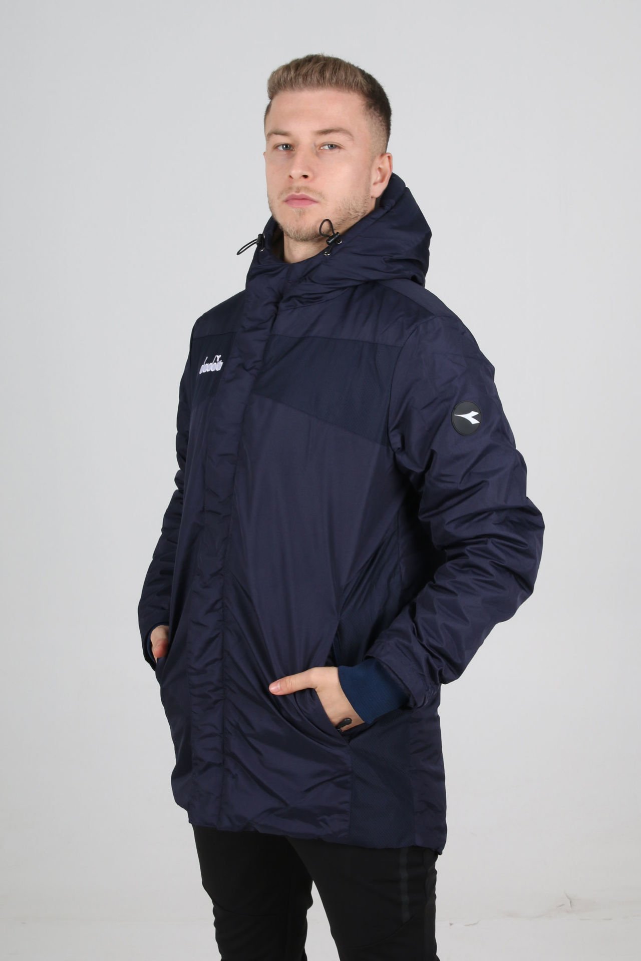 Diadora Forza Anorak Uzun Mont Lacivert | CRS Spor
