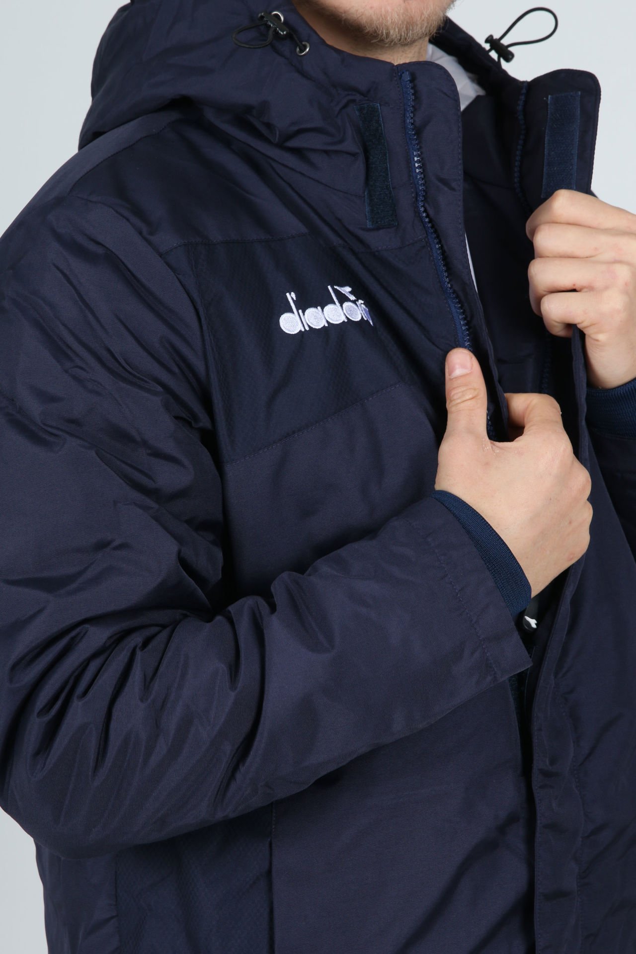 Diadora Forza Anorak Uzun Mont Lacivert | CRS Spor