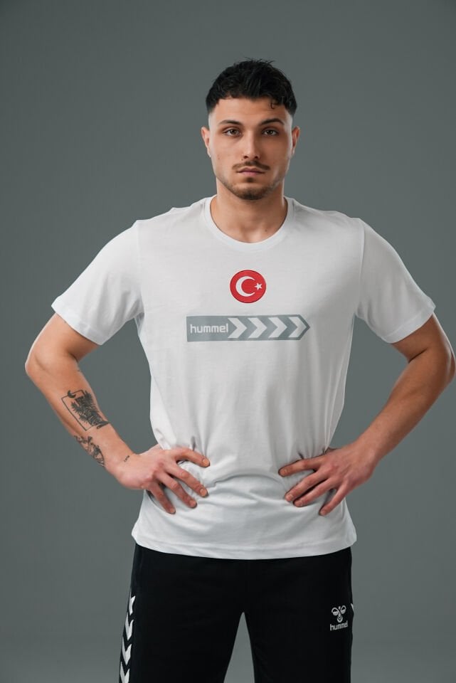 Armin Milli Takım Pro Pamuklu Tişört Beyaz