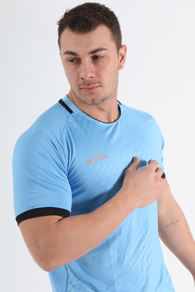 Diadora Elite Antrenman Tişört Buz Mavi