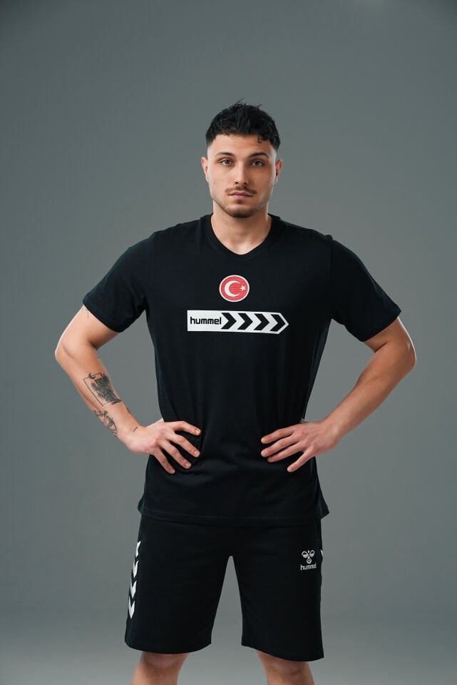 Armin Milli Takım Pro Pamuklu Tişört Siyah