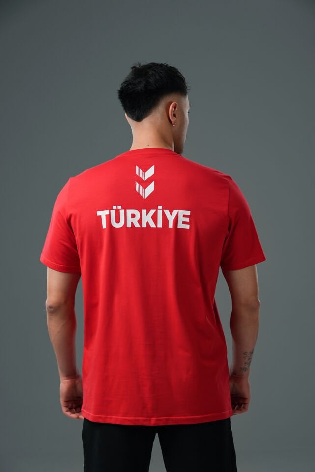 Armin Milli Takım Pro Pamuklu Tişört Kırmızı