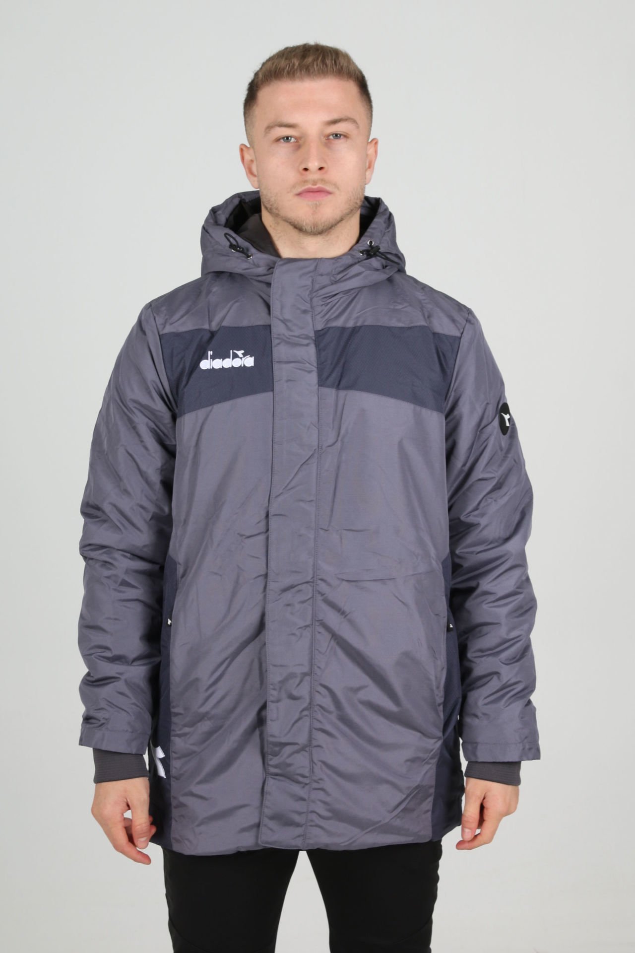 Diadora Forza Anorak Uzun Mont Antrasit | CRS Spor