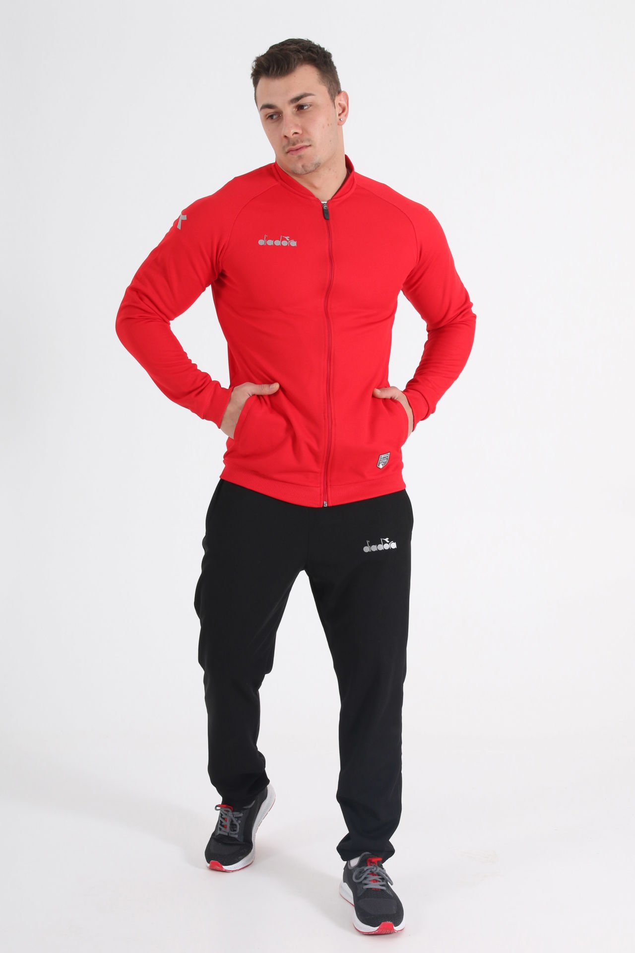 Diadora Nacce 22 Kamp Eşofman Takımı Kırmızı | CRS Spor