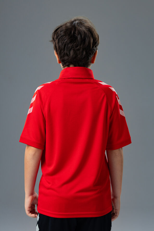 Hummel Dream Çocuk Kamp Tişört Kırmızı