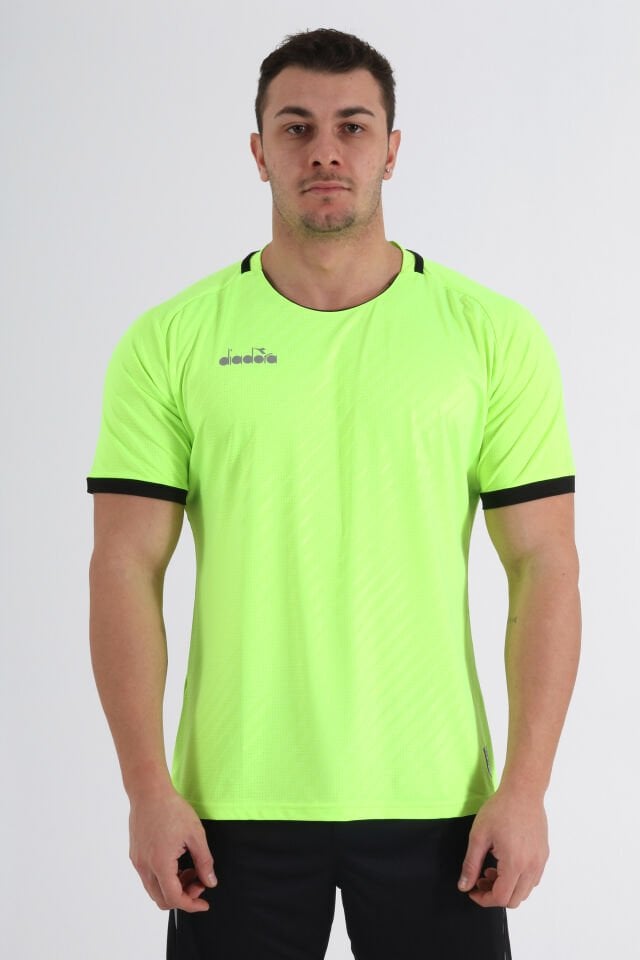 Diadora Elite Antrenman Tişört Fosfor Yeşil