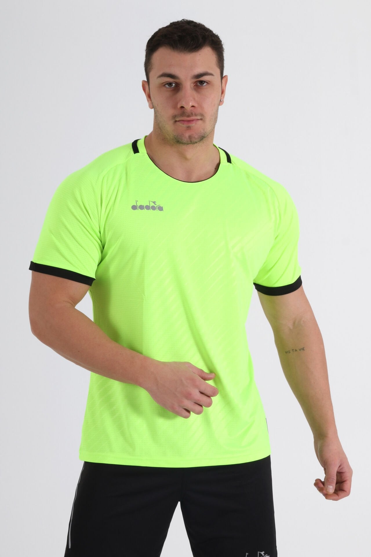 Diadora Elite Antrenman Tişört Fosfor Yeşil