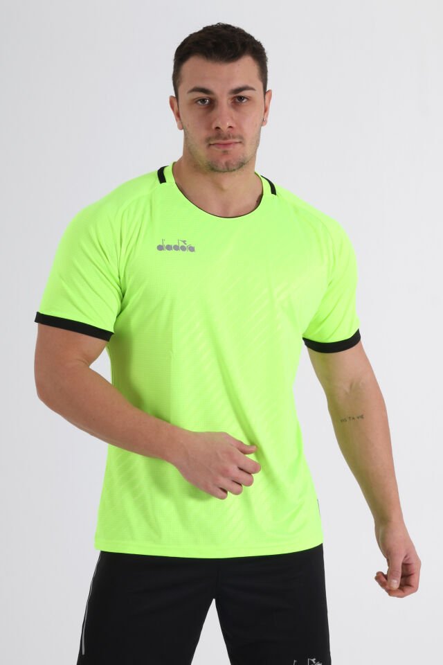 Diadora Elite Antrenman Tişört Fosfor Yeşil