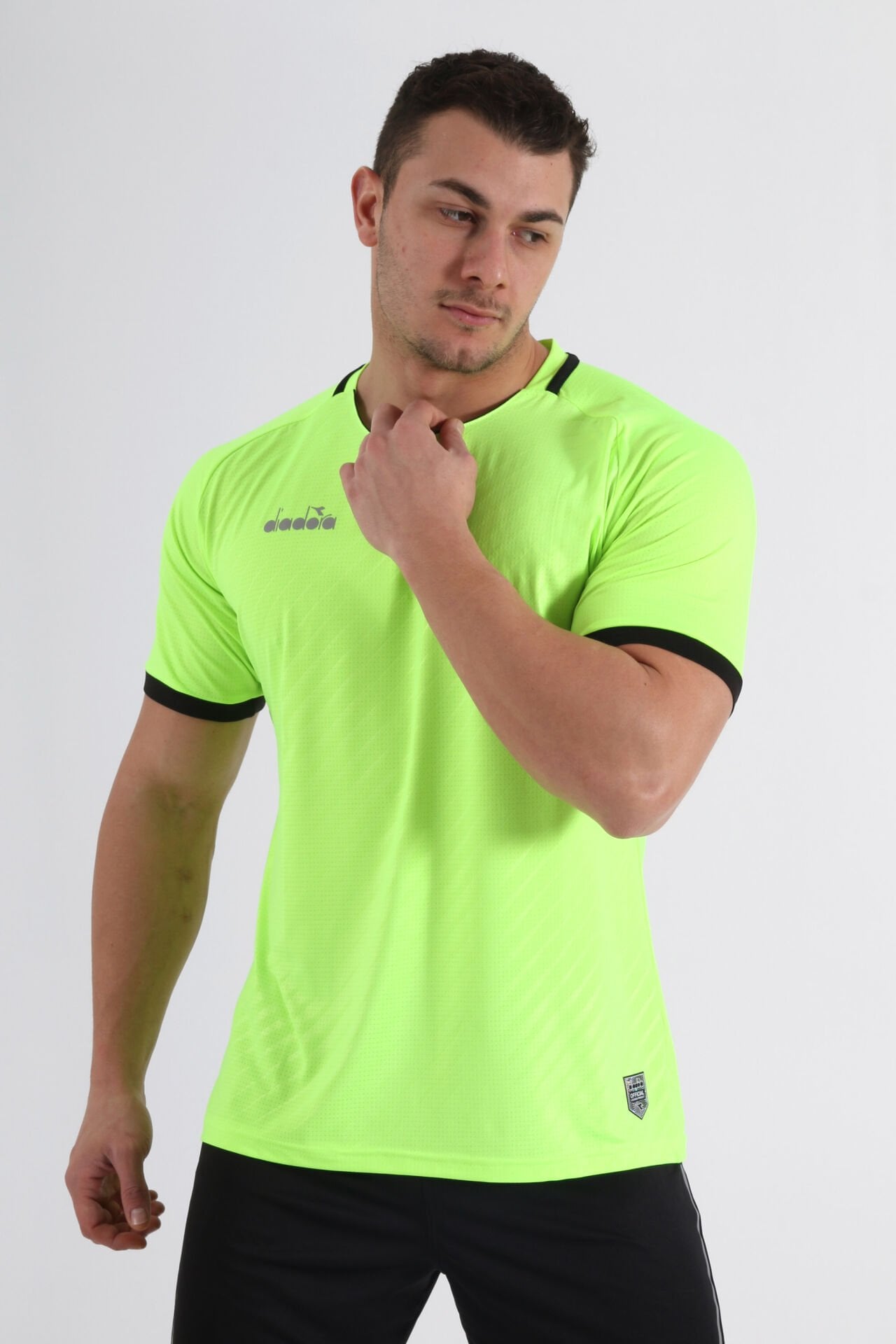 Diadora Elite Antrenman Tişört Fosfor Yeşil