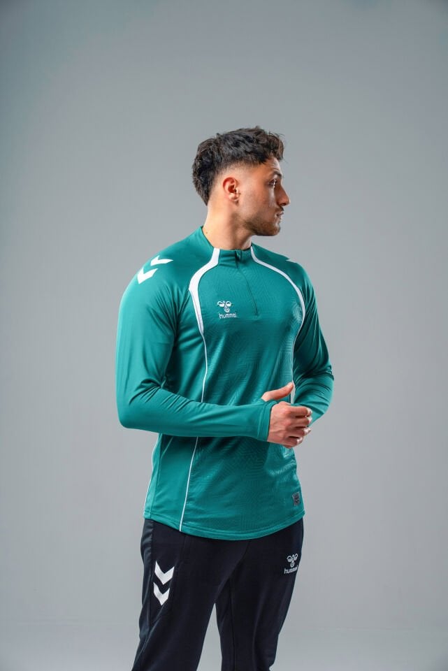 Hummel Target Antrenman Eşofman Üstü Yeşil
