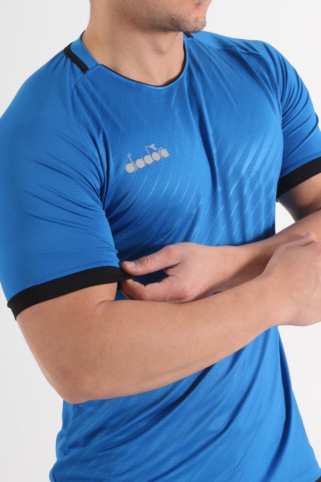 Elite Antrenman Tişört Saks Mavi