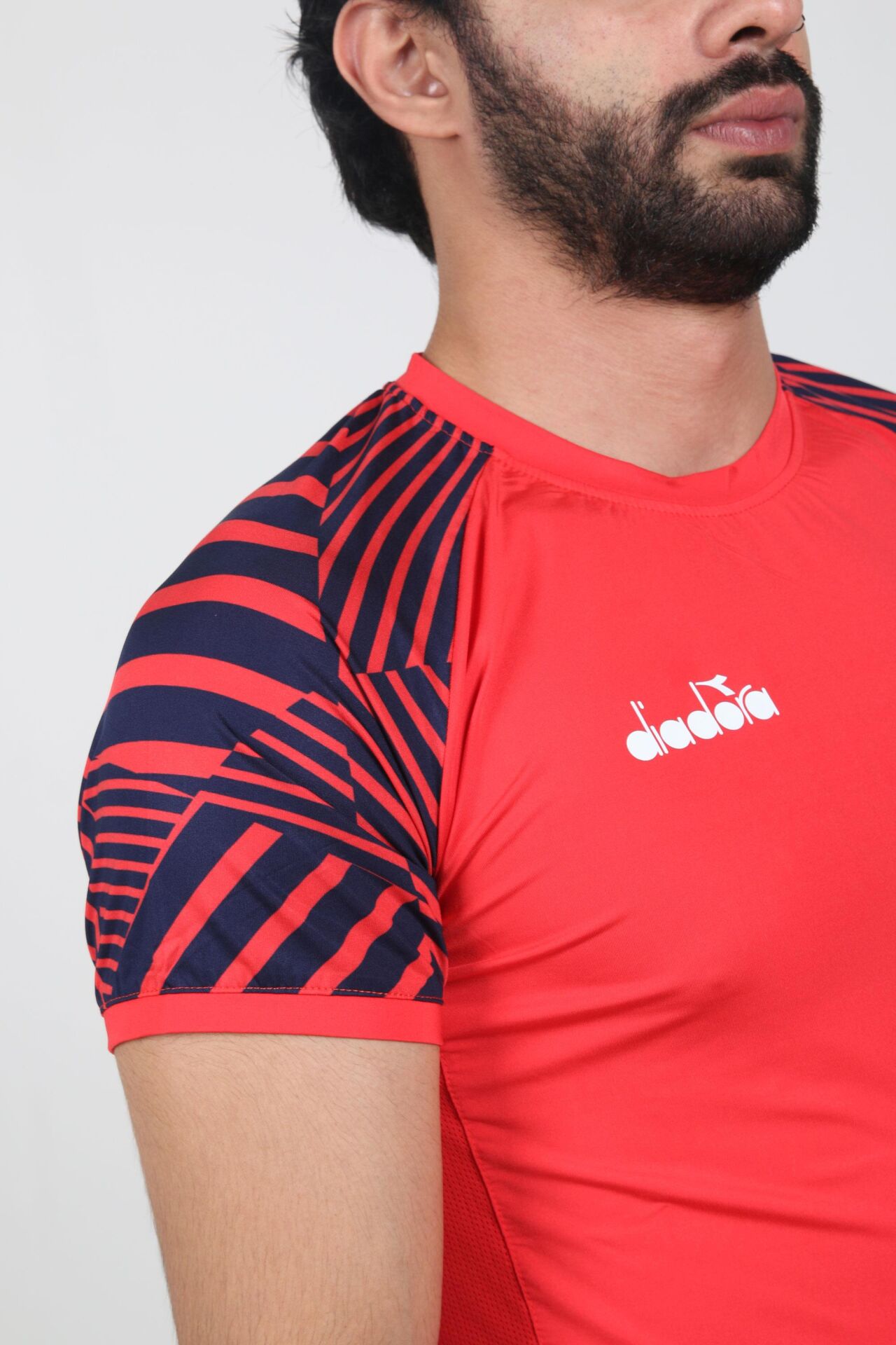 Derby Tişört Kırmızı Lacivert