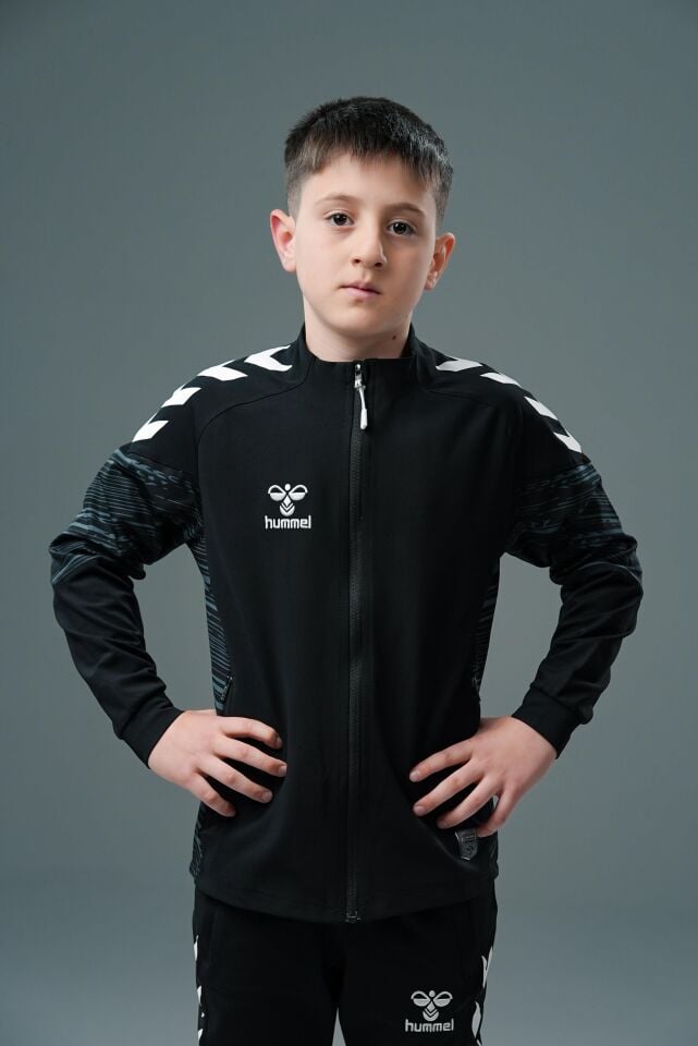 Hummel Line Kamp Eşofman Üstü Siyah Çocuk