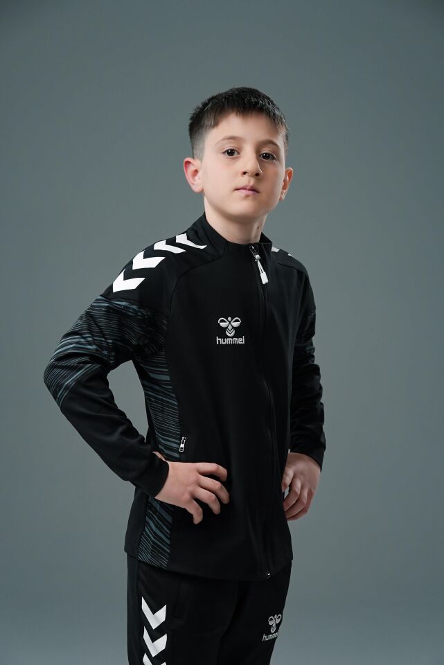 Hummel Line Kamp Eşofman Üstü Siyah Çocuk