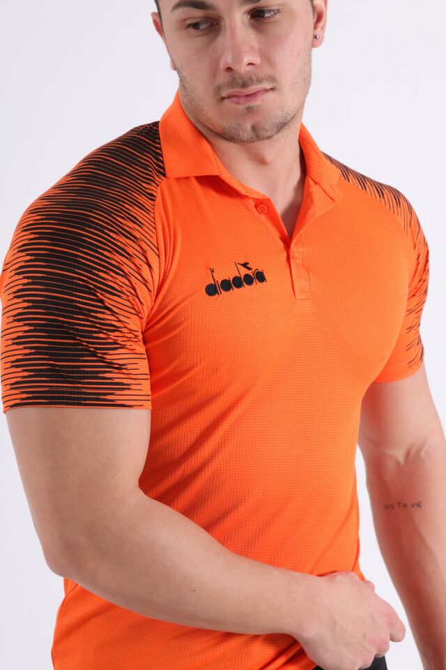 Ritim Kamp Polo Tişört Turuncu