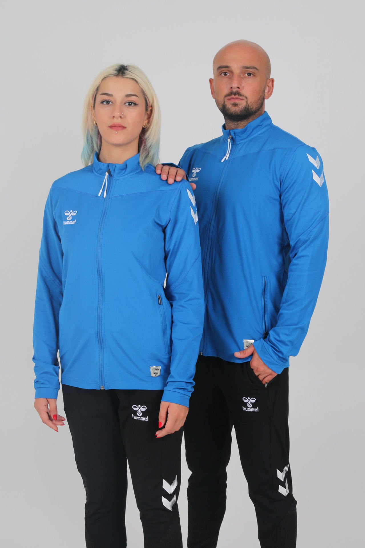 hummel Oregon Kamp Eşofman Üstü Saks Mavi | CRS Spor