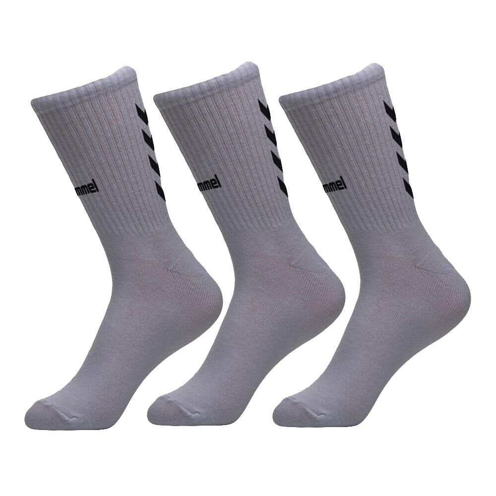 Hummel Maxı Antrenman Çorabı Gri 3 lü Paket