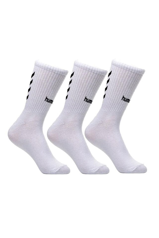 Hummel Maxi Antrenman Çorabı Beyaz 3 lü Paket