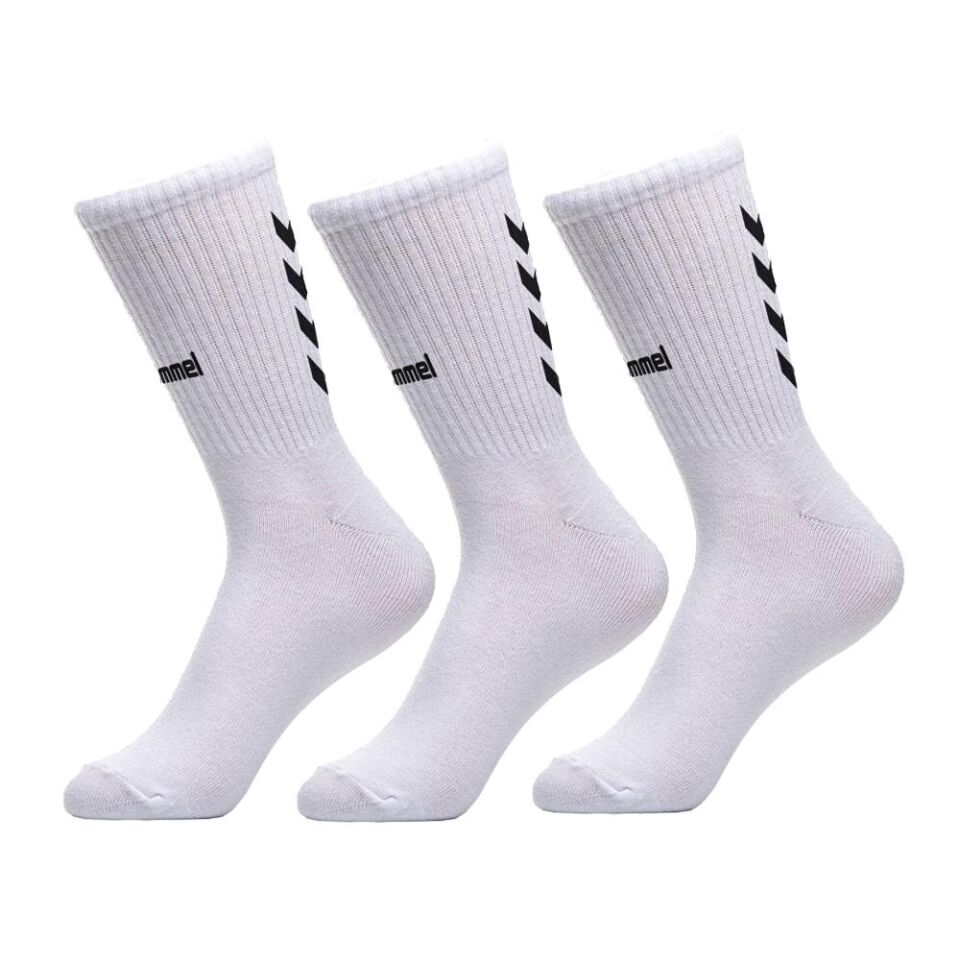 Hummel Maxı Antrenman Çorabı Beyaz 3 lü Paket