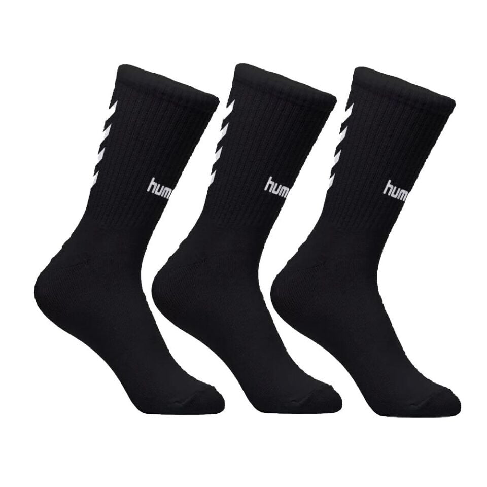 Hummel Maxı Antrenman Çorabı Siyah 3 lü Paket