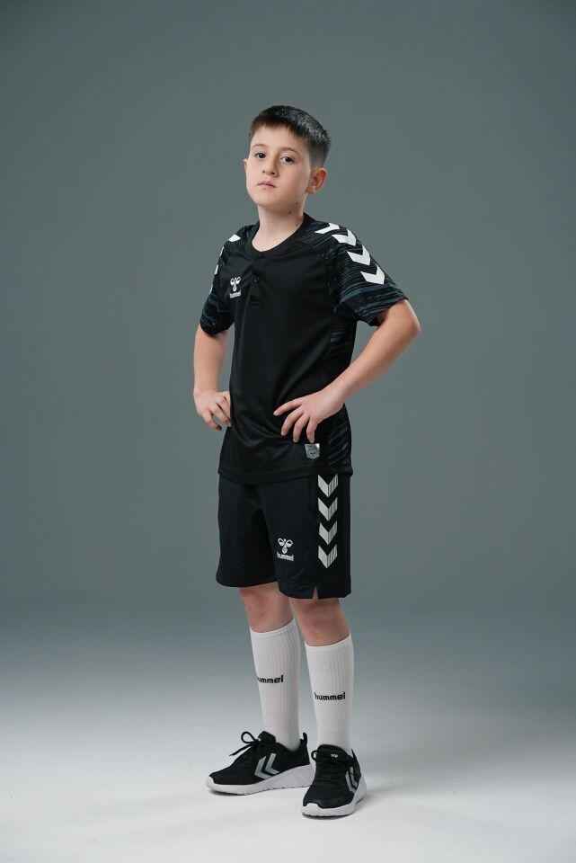Hummel Line Kamp Tişört Siyah Çocuk