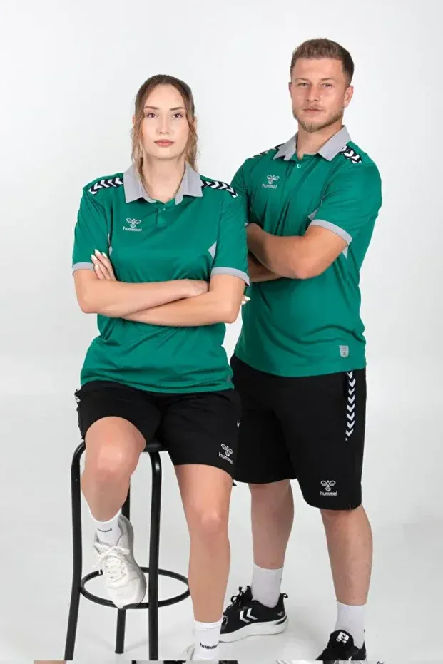 Hummel Otantik Kamp Tişört Yeşil