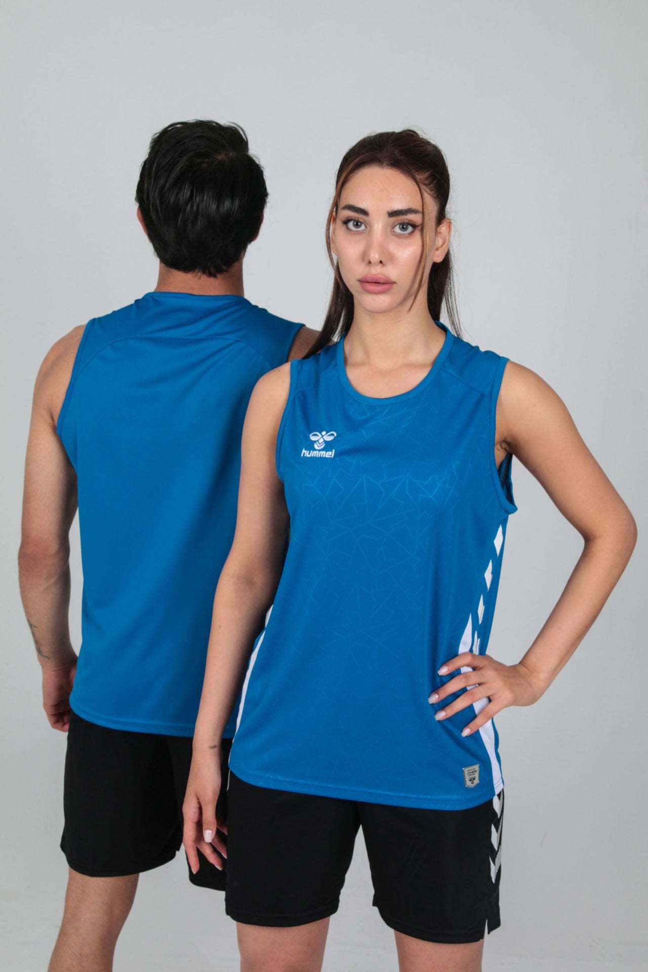 Dream Sıfır Kol Tişört Saks Mavi