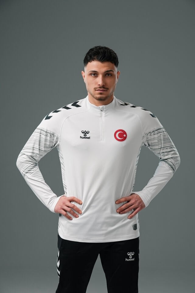 Milli Takım Line Antrenman Eşofman Üstü Beyaz