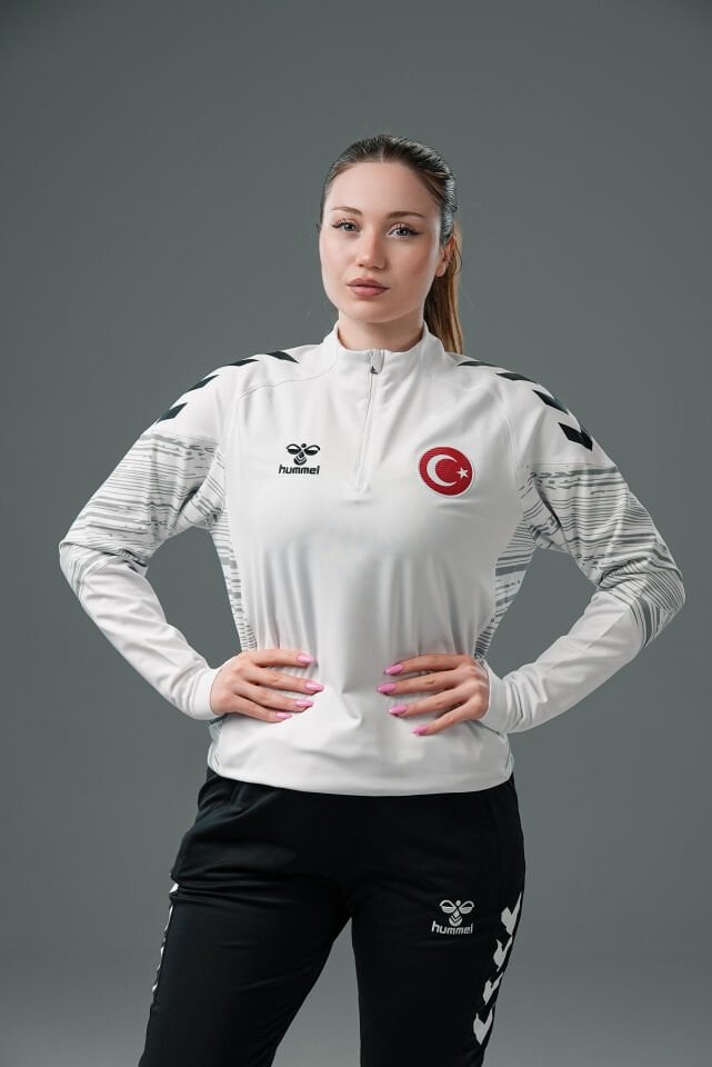 Milli Takım Line Antrenman Eşofman Üstü Beyaz