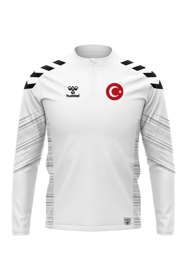Milli Takım Line Antrenman Eşofman Üstü Beyaz