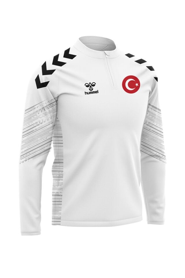 Milli Takım Line Antrenman Eşofman Üstü Beyaz